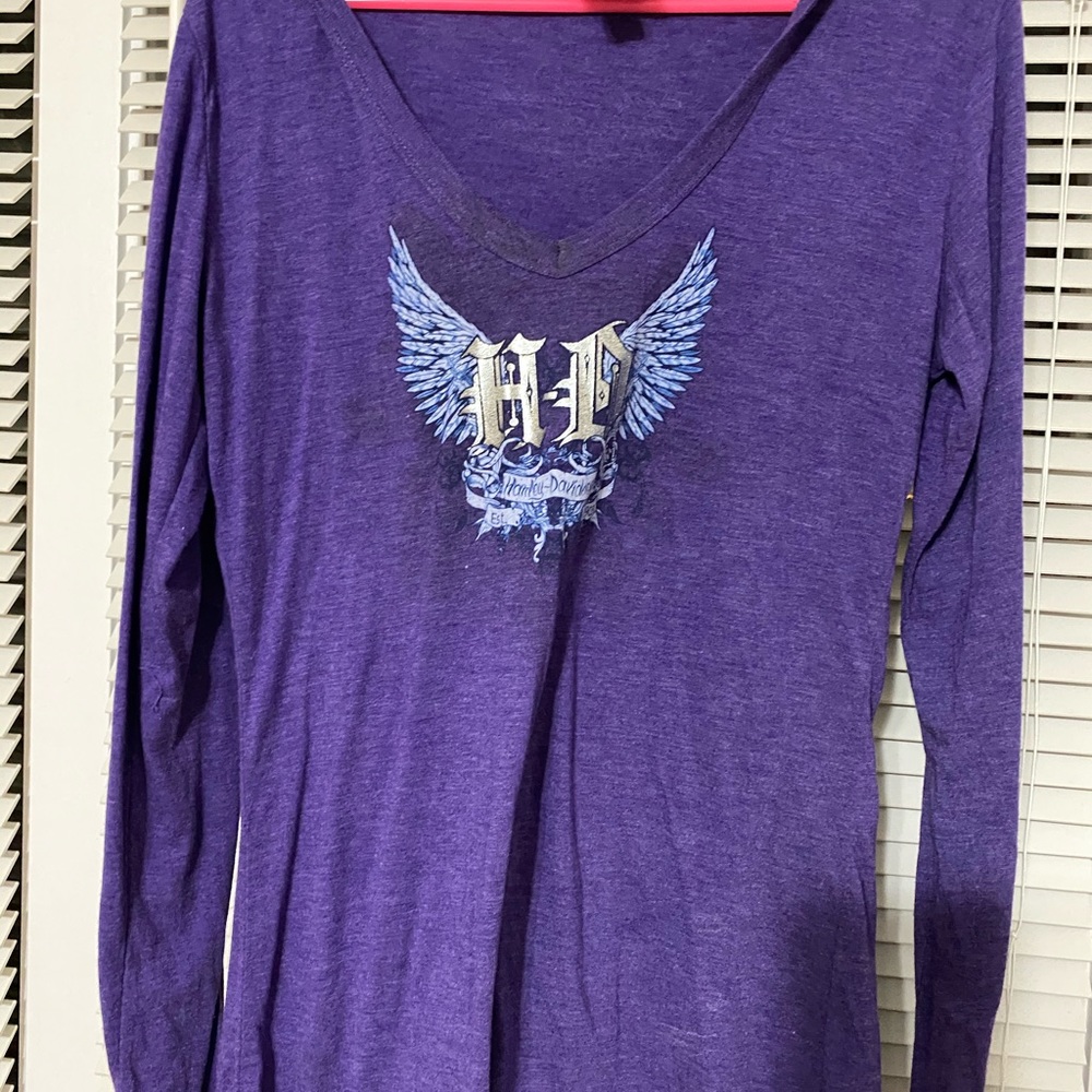 Harley Davidson ladies hoodie and long sleeve tee